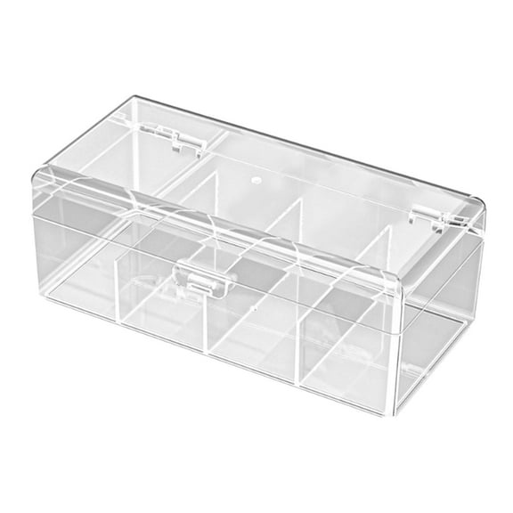 Almencla Card Storage Box Large Capacity Acrylic Card Storage Case for Football Cards