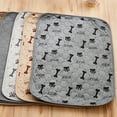 thumbnail image 3 of Dog Diaper Pad - Highly Absorbent, Extra-Soft, Quick Dry, Washable Cartoon Print Pet Urine Mat, 3 of 7