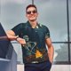 thumbnail image 4 of Fotbe Moonlit Skeleton Campfire Camiseta Polo de Golf para Hombre con Estampado – Camisa Deportiva Transpirable con Cuello Abotonado-Small, 4 of 6