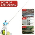 thumbnail image 6 of 24 FT Gutter Cleaning Tools from The Ground - Telescoping Pressure Washer Wand - Gutter Cleaner Attachment with Power Washer Extension Wands, Brush, 7 Spray Nozzle Tips, 2 Hose Adapters, Support Belt, 6 of 7
