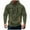 Army Green, variant on Tactical Hoodies for Men Quater Zip Up Pullover Fashion Cord Military Cargo Sweatshirts Athletic Hooded Workout Tops