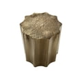 thumbnail image 6 of 22-inch Gold Metal Drum Nightstand for Contemporary Bedroom No Assembly Required, 6 of 6