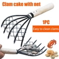 thumbnail image 3 of Avec Filet Accessoires Utiles Râteau à Coquillages Maison Creuser Fruits de Mer Conque Plage 5 Griffes, 3 of 10