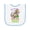 White and Light Blue, variant on Inktastic It's My First Mardi Gras 2026 Baby Terry Cloth Bib