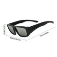 thumbnail image 3 of Hearth & Gear Direct From Factory: Solar Occultation Viewing Glasses (5 Pairs) Secure & Comfortable For Solar Observation Goggles for compatible with Polarized Goggles Clear Ski Goggles over Glasses, 3 of 7