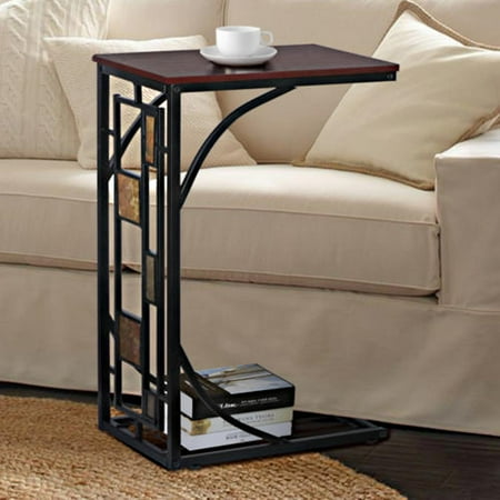 Ktaxon Brown Sofa Snack Table Wood Tv Bed Slide Under Couch Dinner Tray Coffee Tea New Ktaxon Brown Sofa Snack Table Wood Tv Bed Slide Under Couch Dinner Tray Coffee Tea New
