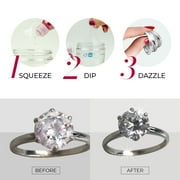 Connoisseurs Dazzle Drops Advanced Jewelry Cleaner Kit for Gold, Platinum, Diamonds, and Gemstones