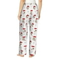 thumbnail image 2 of Bingfone Pajamas for Women,Different Mushrooms Pajama Pants with Pockets-Small, 2 of 7