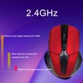 thumbnail image 3 of SPRING PARK Ergonomic 2.4GHz Wireless Optical Scroll Wheel Gaming Mouse Mice with USB Receiver, 3 of 7