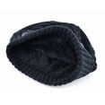 thumbnail image 5 of Mens Skullies Winter Hat Beanies Knitted Wool Hip Hop Stocking Hat Plus Velvet Rasta Cap Skull Bonnet Hats For Men Blue, 5 of 5