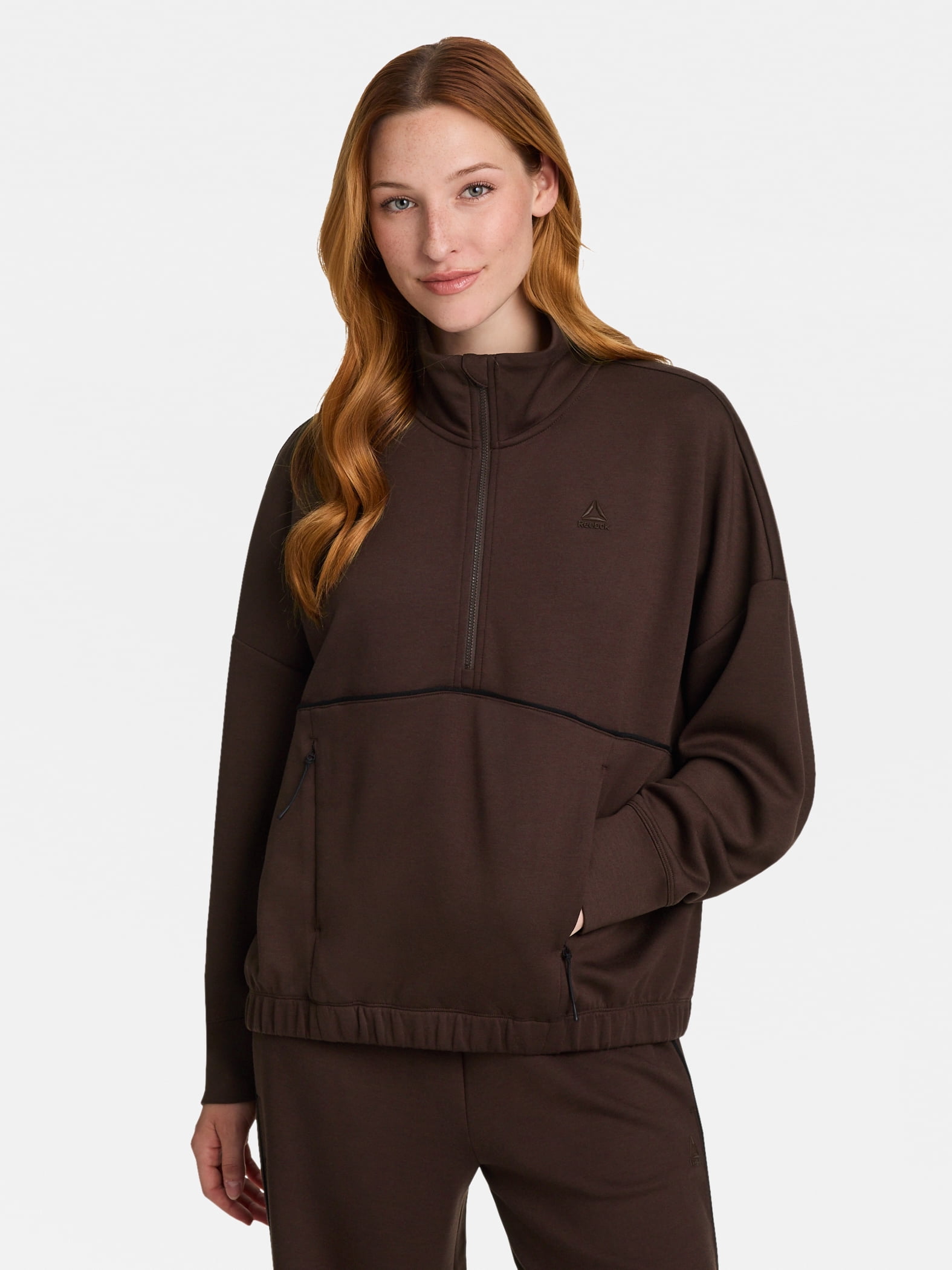 Reebok Women's Momentum 1/2 Zip Sweatshirt, Sizes XS-4X
