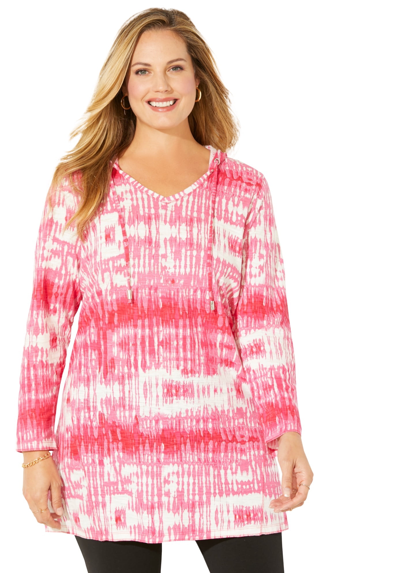 catherines-women-s-plus-size-petite-cozy-tie-dye-hoodie-walmart