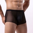 thumbnail image 5 of Men's Solid Color Trend Mesh Breathable Briefs for Everyday Comfort and Lightweight Support, 5 of 5