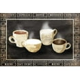thumbnail image 2 of OnRei 18x13 Black Ornate Wood Framed with Double Matting Museum Art Print Titled - Row Of Coffee, 2 of 4