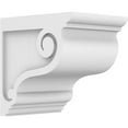 thumbnail image 1 of Ekena Millwork CORP07X10X10SCR Standard Rouleau Architectural Grade Corbel PVC - 10 x 7 x 10 Po., 1 of 1