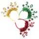 thumbnail image 1 of Sparkling Sequins Crown Headband for Party Multi Colors Plastic Fabric One Size Fits All, 1 of 1