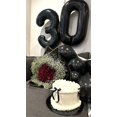 thumbnail image 3 of Globos de foil número 17 negros de 40" para fiesta Argthjy, 3 of 6