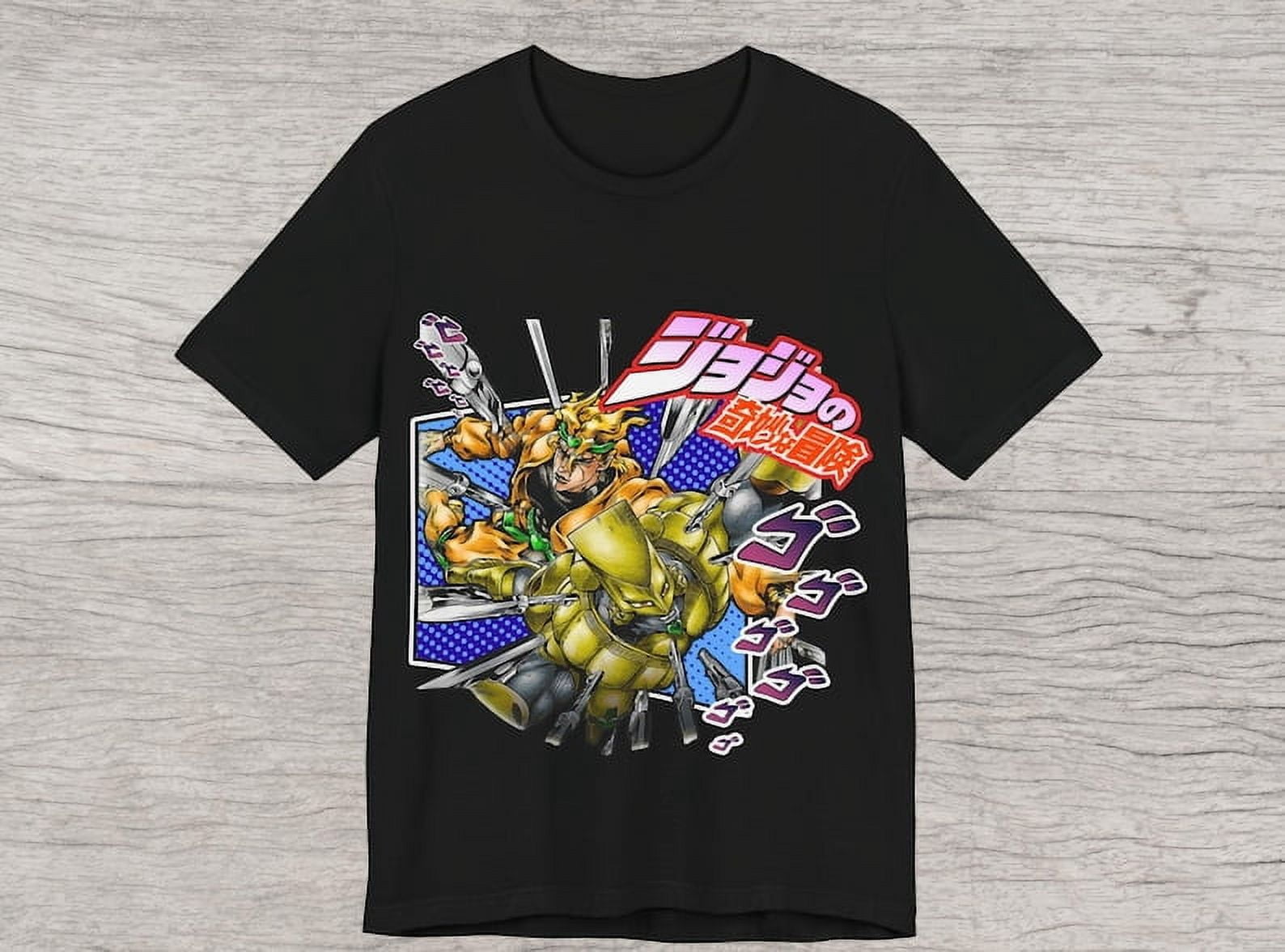 T-shirt JoJo's Bizarre Adventure Homme XL - Bruno Bucciarati & Zipper Man - Coton - Occasion Parfait état