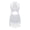 White, variant on iiniim Girls Kids Shinny Rhinestone Tassel Jazz Latin Dancewear Lyrical Dress