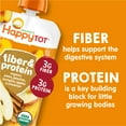 thumbnail image 5 of Happt Tot Organics Stage 4 Baby Food Pouches, Gluten Free, Vegan Snack, Fiber & Protein Fruit & Veggie Puree, Apples, Peaches, Pumpkin & Cinnamon, 4 oz (Pack of 8), 5 of 9
