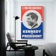 thumbnail image 3 of JFK Art Print John F. Kennedy USA Politician Poster Wall Decor Mural 3 Room Aesthetic Poster Print Art Wall Painting Canvas Posters Gifts Modern Bedroom Decor 16x24inch(40x60cm), 3 of 6