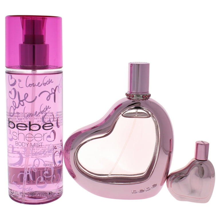 bebe Sheer, Perfume for Women Gift Set, 3 Pc - Walmart.com