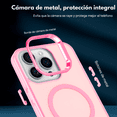 thumbnail image 3 of Funda Case Deluxe Ergonomica Compatible Con Magsafe De Mr. Gadgets, Con Tecnología Qi, Anticaídas, Máxima Protección, Para iPhone 14 PRO Color Rosa., 3 of 7