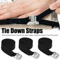 thumbnail image 4 of 6 Pcs Sangles d'Attachement, Sangles d'Attachement Robustes Réglables pour Moto, Cargo, Camions, Remorque, Bagage, 4 of 5