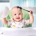 thumbnail image 4 of 3pcs Kids Animal Themed Tableware Cartoon Style Cutlery Set Easy Grip Flatware, 4 of 8