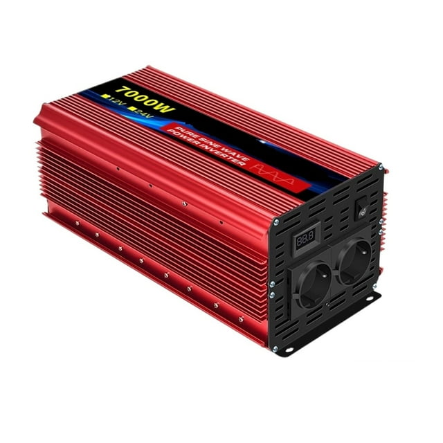 Pure Sine Wave Inverter DC 12V/24V To AC 220 50hz Power Inverter ,Multiple Protections
