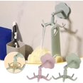 thumbnail image 5 of 3 Pcs 360 Rotating Folding Hook Self-adhesive 180 Degrees Vertical Flip Hook Waterproof Utility Hook Banmo, 5 of 5