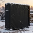 thumbnail image 3 of Heavy Duty Outdoor Firewood Rack - Durable Carbon Steel Log Holder - Adjustable Storage Organizer - Weatherproof, For Fireplace, Patio & Backyard - 4FT Firewood Rack + Waterproof Cover, 3 of 8