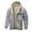 C-Light Gray460, variant on DHFJKG Zip Up Hoodies Jacket For Men Thermal Fuzzy Lining Pocket Hooded Drawstring Coat Warm Winter Cozy Outerwear