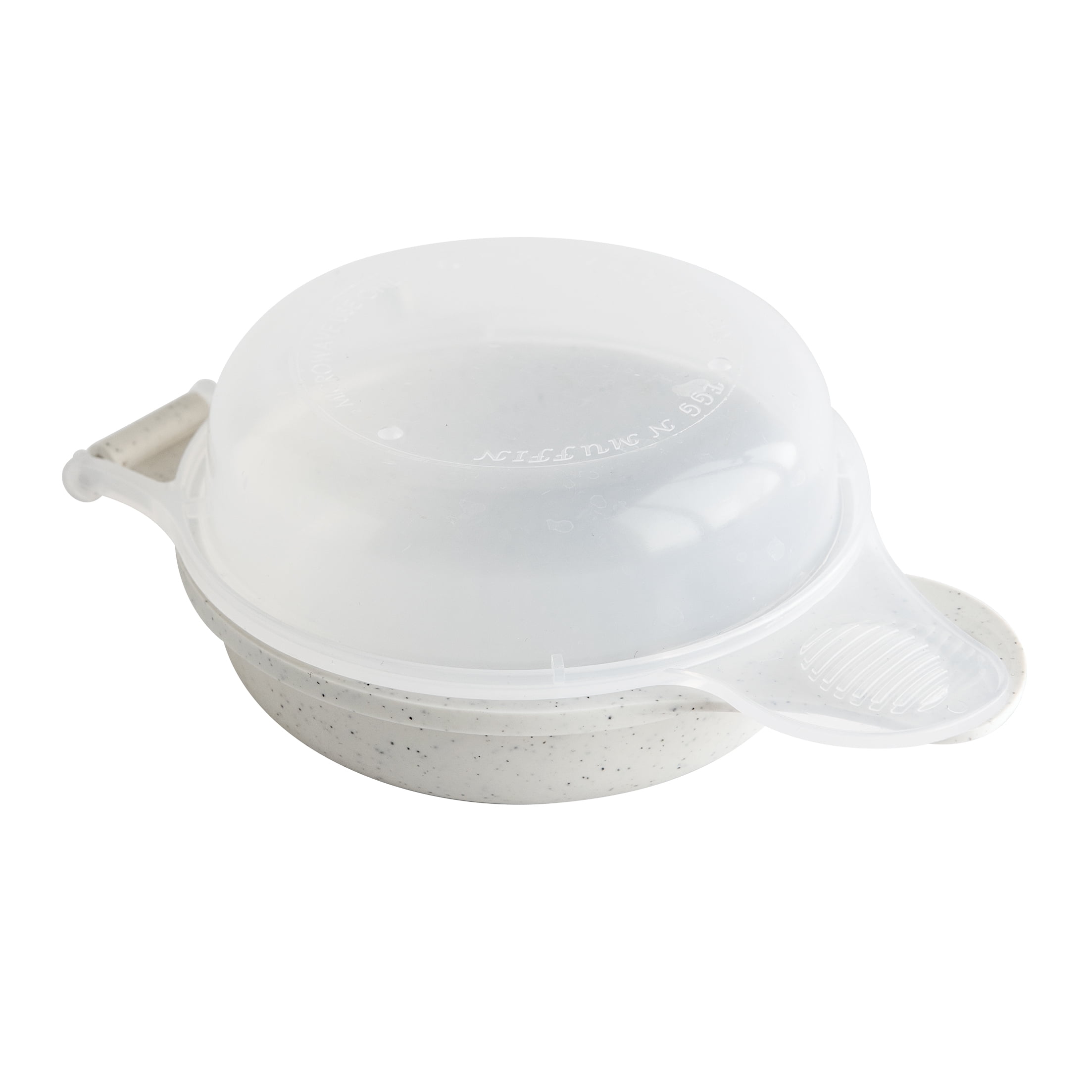 (2 pack) Nordic Ware Microwave Eggs 'N Muffin Pan, White, 4.1" x 4.1"