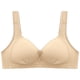 thumbnail image 4 of Sujetador sin aros para tallas grandes de mujer: ropa interior fina y transpirable con push-up, cierre lateral y sujeción cómoda, 4 of 5