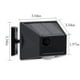 thumbnail image 2 of Alarma estroboscópica con detector de movimiento y control remoto, sonido de 129 db, sirenas de seguridad IP65, modo 24 horas + noche, luz de alarma solar., 2 of 8
