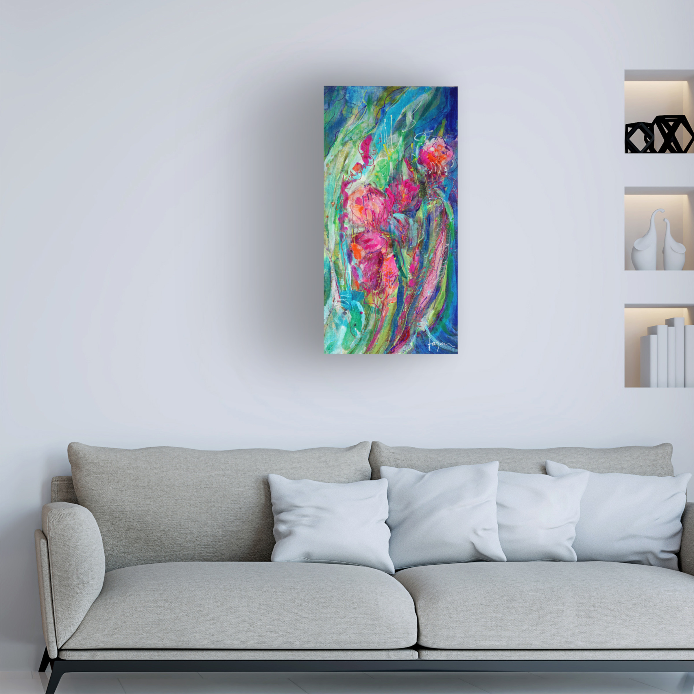 Dorothy Fagan ' Myheartbloomsforyouiii' Canvas Art