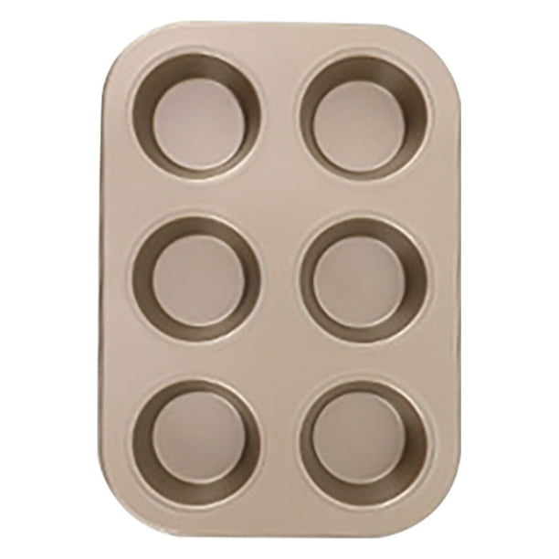 XWSHYW Sartenes a La Parrilla Molde para Pastel de 4/6/9/12 Tazas, Molde para Muffins, Moldes para Hornear Antiadherentes, Fáciles de Limpiar