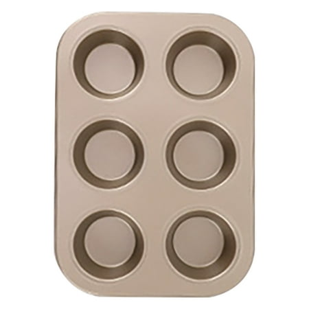 

SHENGXINY Kitchen Supplies Clearance 4/6/9/12 Cup Cake Mould Muffin Pan Non-Stick Baking Pans Easy To Clean