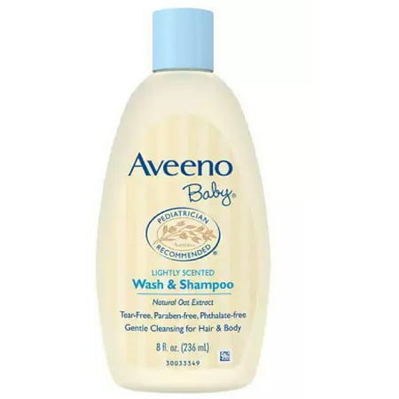 AVEENO Baby Wash and Shampoo 8 oz (Best Baby Shampoo For African American Babies)