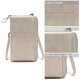 thumbnail image 3 of Bolsa de teléfono Cartera de hombro pequeña Cartera de viaje de cuero Ranura para tarjeta RFID Estuche de billetera Adepaton BST3000137-2, 3 of 5