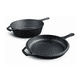thumbnail image 1 of Sartenes De Hierro Fundido, Cast Iron 2-in-1 Combo Negro, 1 of 6