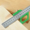 thumbnail image 4 of Carpentry Layout Tool Center Marking Positioning Ruler Woodworking Ruler, 4 of 9