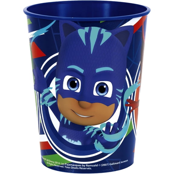 Unique PJ Masks Plastic Cup, 1ct, 16oz, Blue