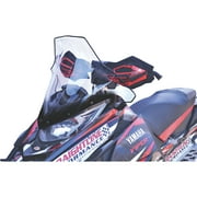 Cobra by PowerMadd 14540 Tall 19" Clear with Black Fade Windshield For Yamaha SR Viper Snowmobiles