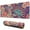 Multicolor Paisley, variant on Long Mouse Pads for Desk,Multicolor Paisley and Floral Pattern Desk Mats on Top Of Desks, Desk Mouse Pad Extra Large with 3mm Non-Slip Base and Stitched Edge for Gaming,Office,Work,Home 31.5"x11.8"