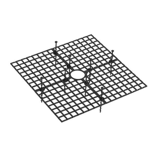 Cubierta para macetas, protectores de suelo, suministros de jardín, tope para excavación de gatos, rejilla para macetas Cuadrado Negro 30cm