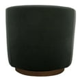 thumbnail image 5 of MINCETA Accent Chair,Modern Swivel Chairs for Living Room and Bedroom Reading with Wood Base,Performance Fabric in Black, 5 of 5