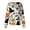 Complexion #21, variant on Womens Halloween Scrub Tops Skull Skeleton Long Sleeve Spooky Medical Uniform Ghost Candy Horror Button Down Medical Scrubs, M