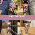 thumbnail image 7 of 30oz Handheld Travel Tumbler with Handle – Double Wall Stainless Steel Insulated Cup, Flip Straw Lid, Leak-Proof & BPA-Free for Hot and Cold Drinks – Durable Coffee & Juice Mug Pink, 7 of 7